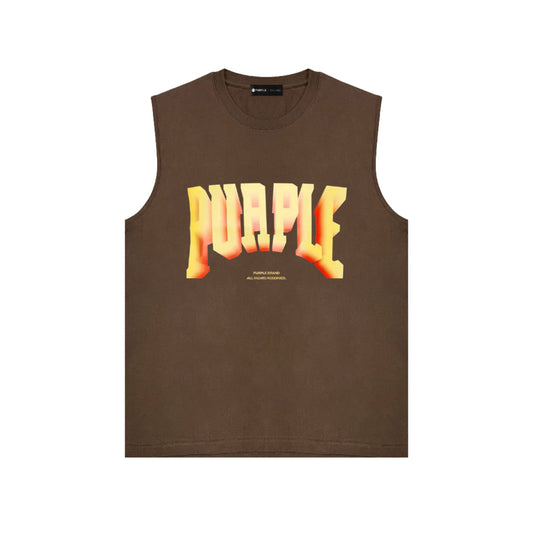 Sleeveless T-shirt Vest