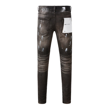 New Mens Spash-Ink Personality Fashion Jeans