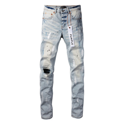 New Mens Splash-Ink Personality Fashion Jeans 9006-1