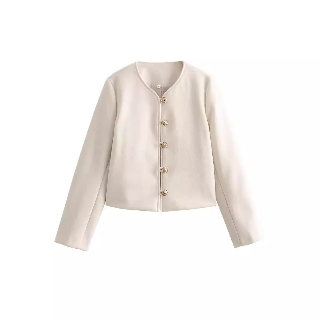 New Fresh Elegant Vacation Style MANGO Women's Jacket Top + Skirt