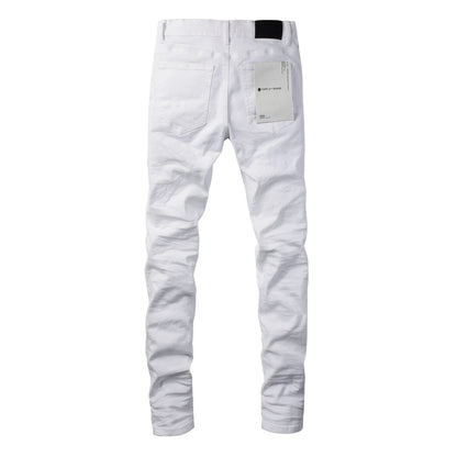 New Fashion Trend Jeans High Street White Jeans 9024 Pants