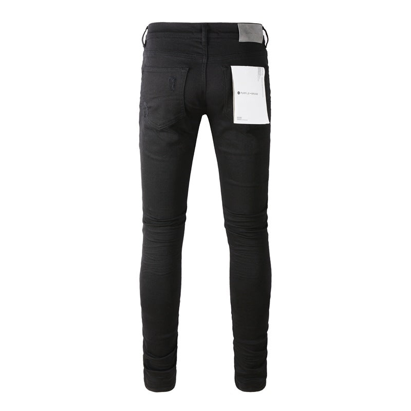 Jeans High Street Black Ripped And Distressed 9022