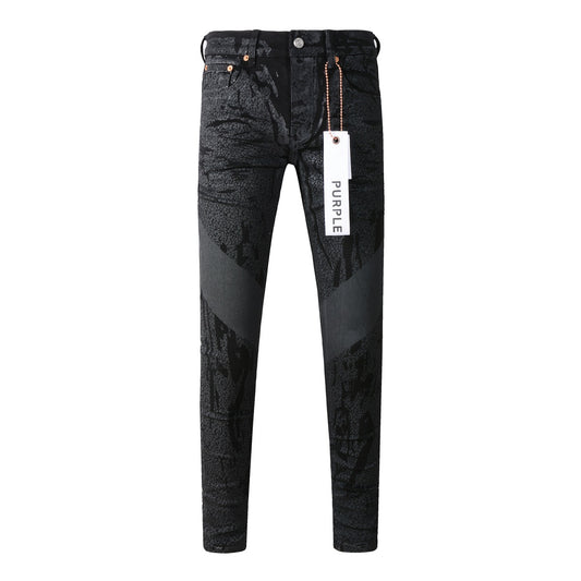 Jeans Coating Texture Personalized Fashion Trend High quality pants