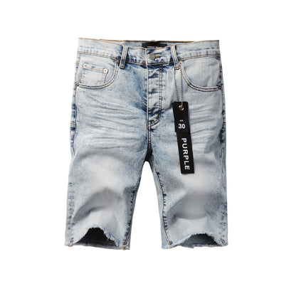 Silver Gray Jean Shorts 5053 with a Sleek and Modern Design