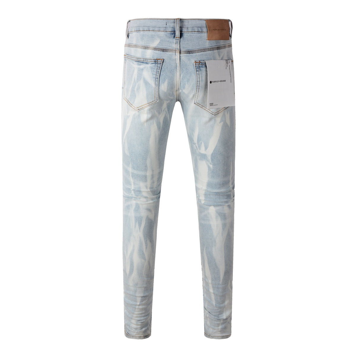 Jeans High Street Slim Fit Tie Dyed Wash Personalized 7017 Pants