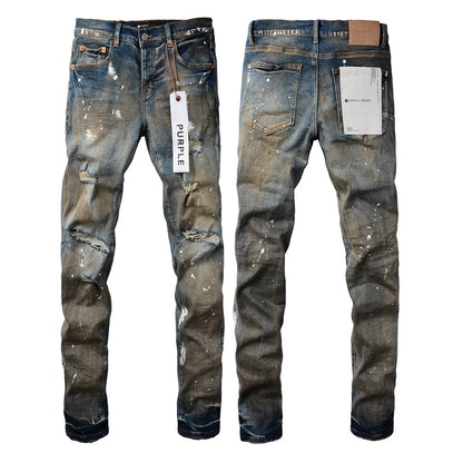 Make Old New Mens Personality Fashion Jeans 9012